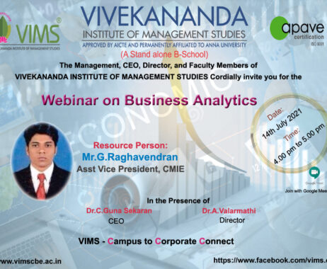 Webinar on Business Analytics 1